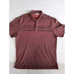 Travis Mathew Maroon Polo Shirt